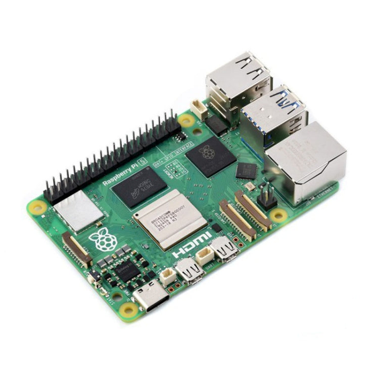 Waveshare per Raspberry Pi 5 2.4GHz Quad-Core BCM2712 Scheda di sviluppo del processore, 2GB, 4GB, 8GB Waveshare per Raspberry Pi 5 2.4GHz Quad-Core BCM2712 Scheda di sviluppo del processore, 2GB, 4GB, 8GB